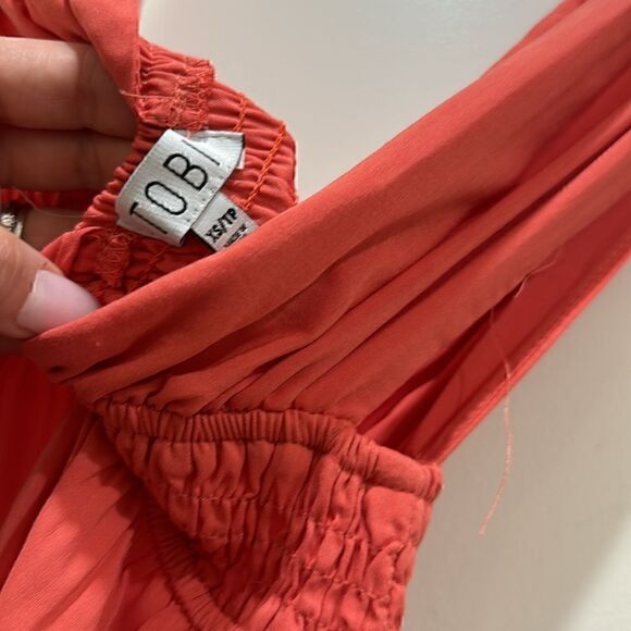 Tobi MYKONOS MAXI DRESS XS / CORAL - Picture 6 of 8